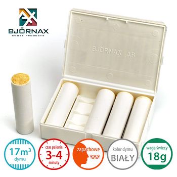 Świece dymne zapachowe Bjornax Perfume AX18 (18g/17 m3/3-4 min.)