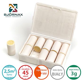 Świece dymne zapachowe Bjornax Perfume AX3 (3g/2,5 m3/45 sek.)