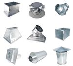 Blaszane elementy wentylacyjne. Wszystkie kształty.