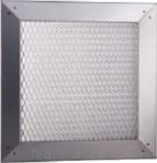 Kratka wentylacyjna metalowa z siatką płaska inox 14x14cm