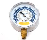 Wakuometr duży do pomp próżniowych Value 80 mm