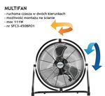 Wentylator podłogowy MULTIFAN 3w1, cyrkulator