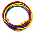 Węże serwisowe 90 - 300 cm 1/4" SAE, zestaw węży