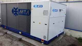 system, klimatyzacji, klimamonwektory, przemysłowe, tuneli, chłodniczych, słodycze, instalac ja, zbudowana, chillera, tae, mta coldteam sinclair