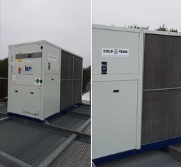 coldteam, lodu, łuskowego, dwie, przetwornice, dżinu, system glikolowy