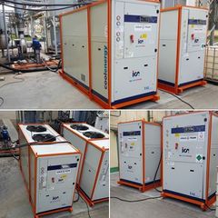 coldteam, lodu, łuskowego, dwie, przetwornice, dżinu, system glikolowy